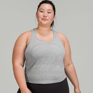 Swiftly Tech Racerback Tank Top 2.0 *Race Length - Slate/White